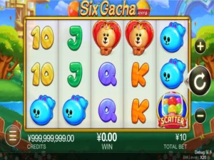 Six Gacha slot game